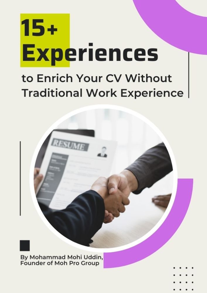 15+ Experiences to Enrich Your CV Without Traditional Work Experience